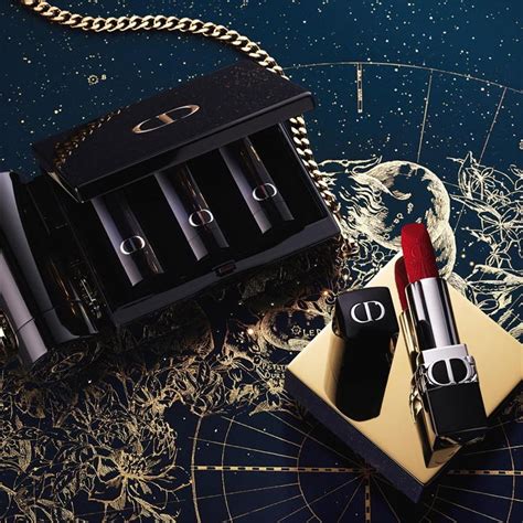 dior limited edition lipstick case|christian dior lipstick set bag.